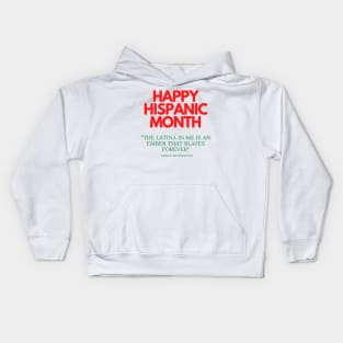 HAPPY HISPANIC MONTH Kids Hoodie